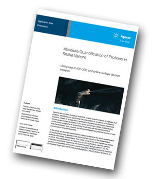 Agilent-proteins-in-snake-venom
