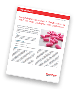 Thermo-forced-degradation-evaluation-of-erythromycin