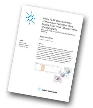 Online 2D-LC Characterization of Monoclonal Antibodies