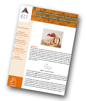 UCT_patulin analysis in apple juice